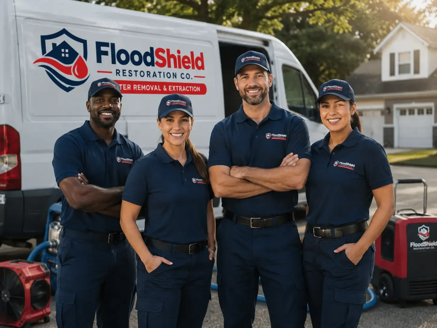 Flood Damage Restoration company in Great Lakes, IL